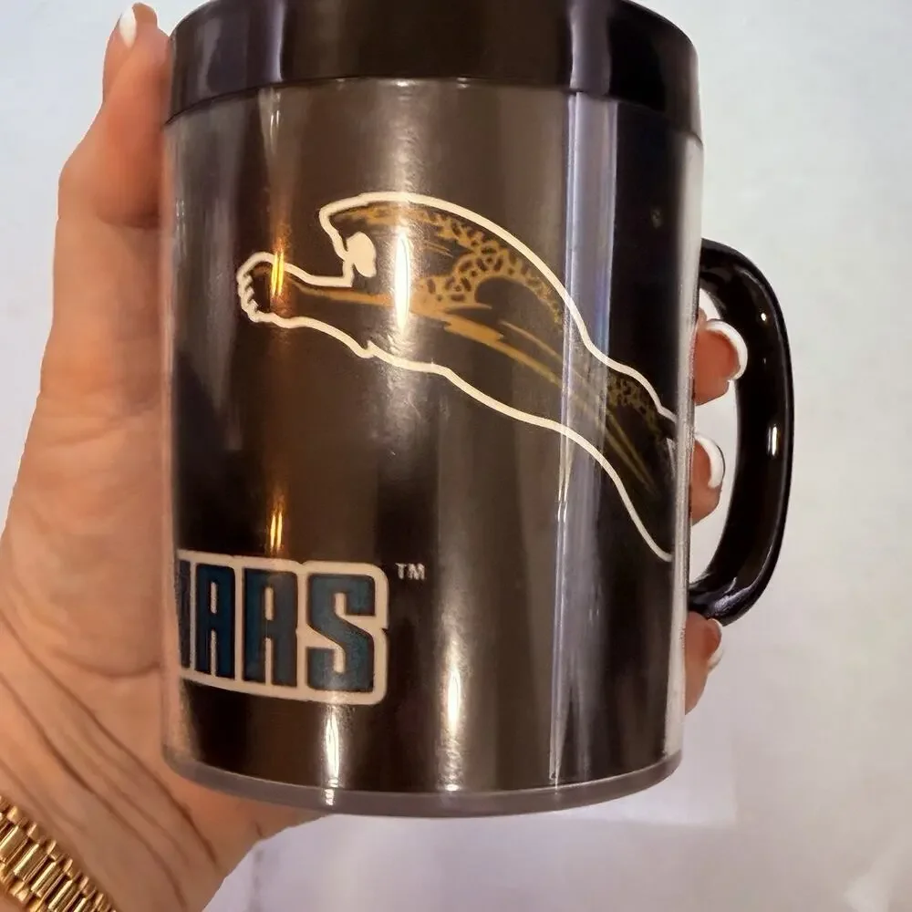 Rare Vintage Jacksonville Jaguars 1993 Banned Original Logo Leaper Coffee Mug